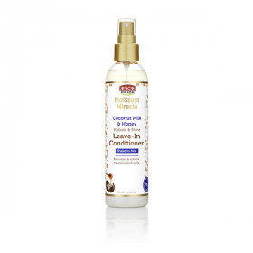 African Pride Moisture Miracle Coconut Milk&Honey Hydrate & Shine Leave-in Conditioner 8oz African Pride Moisture Miracle Coconut Milk&Honey Hydrate & Shine Leave-in Conditioner 8oz